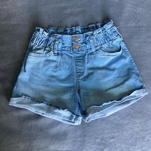 abercrombie kids high-rise mini mom short